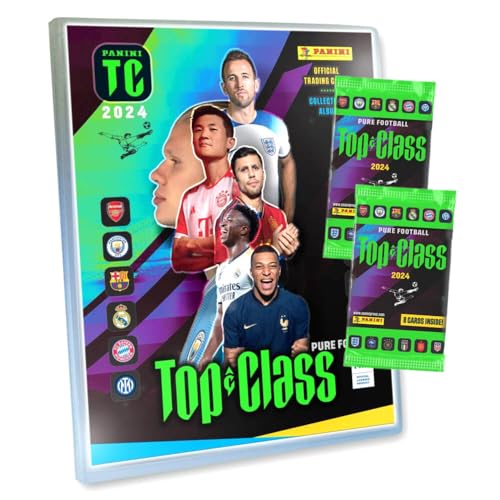 Panini Top Class Karten 2024 - Trading Cards - Sammelkarten - 1 Mappe + 2 Booster von Generisch