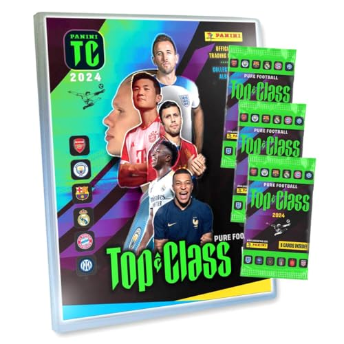 Panini Top Class Karten 2024 - Trading Cards - Sammelkarten - 1 Mappe + 3 Booster von Generisch