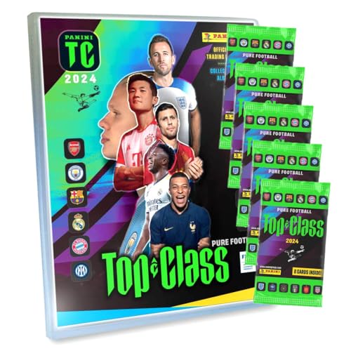 Panini Top Class Karten 2024 - Trading Cards - Sammelkarten - 1 Mappe + 5 Booster von Generisch