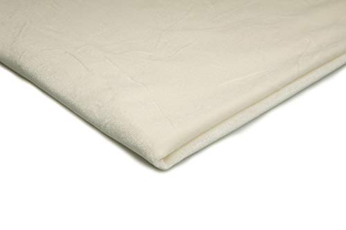 Pannesamt Stoff Samt 50 x 150 cm (Creme) von Generisch