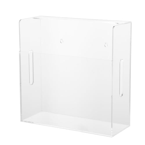 Paper Plate Dispenser, Acrylic Plate Case, Authentic Container Rack 28.4x28.4in, 7 to 10 Inch Paper Plates, Transparent Storage Holder for Kitchen Organization von Generisch