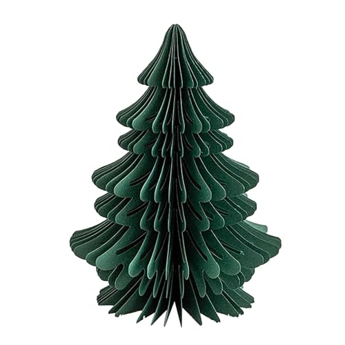 Papierfaltbarer Weihnachtsbaum DIY Handwerk Ornament kreative Herstellung Schürze für Kinder Kunst und Handwerk (F,A) von Generisch