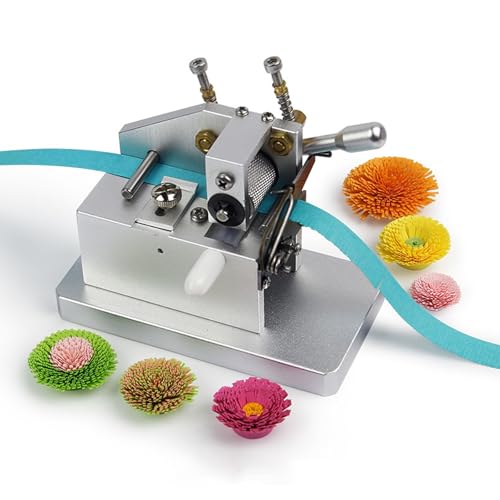 Papierkunst-Quasten-Maschine – Manuelle Quilling-Fringer-Maschine mit verstellbarer Quastenbreite für DIY 3D-bunte Papierquasten-Blumen von Generisch