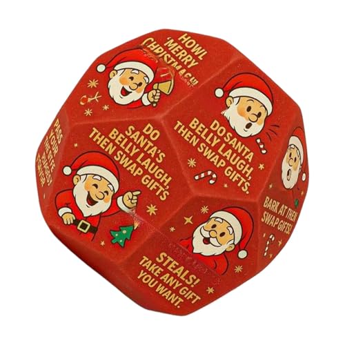 Partyspiel-Würfel, Weihnachtsmann-Würfel, lustige Spielgeschenke für Familienabend, Mädchen, Frauen, Urlaub, Party, Unterhaltung Partyspiel-Würfel, Weihnachtsmann-Würfel, lustige Spielgeschenke für Familienabend, Mädchen, Frauen, Urlaub, Party, Unterhaltung von Generisch