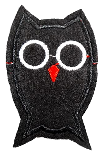 Patch Eule Owl 6,5 x 4 cm Aufbügler Aufnäher Lifestyle Deko GST 131 von Generisch