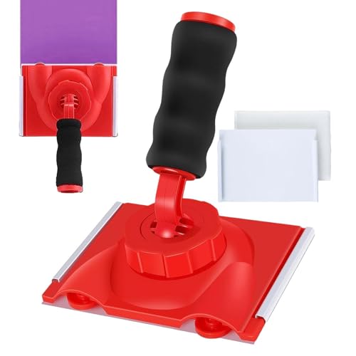 Pinsel Für Ecken Und Kanten, Trim Paint Edger, Edges Brush Tool Mit Ersatzschwamm Pads, Wand Eckpad Trimmer Handheld Brush Tool Für Decke, Bürsten, Farbpinsel Flach Werkzeug Zubehör von Generisch