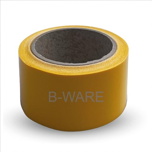 Planen-Reparatur-Klebeband – B Ware, Winterware unter 13°C lagern und verarbeiten – Reparaturband verschiedenen Größen selbstklebend für LKW-Plane, PVC-Plane, Markise, Zelt (Gelb, 5 cm x 5 m) von Generisch