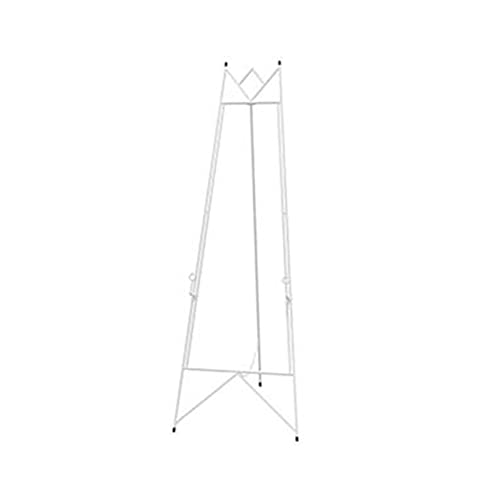 Professionelle Künstler-Staffelei, Ständer, 145 cm hoch, tragbar, zusammenklappbar, Metall, zum Malen, Skizzieren und Zeichnen, Staffelei, Studio-Staffelei (Farbe: Schwarz) von Generisch