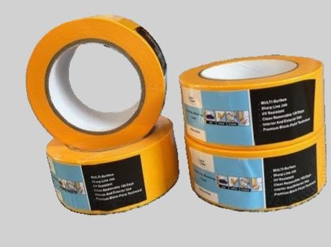 Profi Klebeband gold (soft), Yellow Tape 3 Rollen à 48 mm x 50m von Generisch