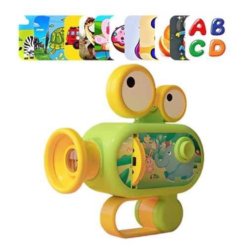 Projektor-Spielzeug Für Kinder,Projektor-Taschenlampen Für Kinder,Kompakte Projektor-Taschenlampe Für -Lustiges Kognitives Schlafenszeit-Lernspielzeug, LED-Projektor-Taschenlampen-Spielzeug Fü von Generisch