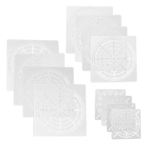 Punktmalerei-Schablonen-Vorlagen-Set, Punktmalerei-Schablonen | 12 Stück Art Dot Painting Tools Schablone,Hochpräzise Dotting-Malwerkzeuge für Leinwand, Möbel, Stein, Metall, Stoff, Wand Punktmalerei-Schablonen-Vorlagen-Set, Punktmalerei-Schablonen | 12 Stück Art Dot Painting Tools Schablone,Hochpräzise Dotting-Malwerkzeuge für Leinwand, Möbel, Stein, Metall, Stoff, Wand von Generisch