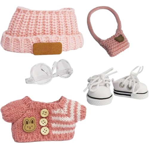 Puppen Accessoires, Puppenzubehör Und Outfit-Set, Spielzeugmode Socken Mütze Halskette Brille Outfit Für Mädchen Kleinkinder Sammler Geburtstag Feiertag Weihnachten Geschenk Puppen Accessoires, Puppenzubehör Und Outfit-Set, Spielzeugmode Socken Mütze Halskette Brille Outfit Für Mädchen Kleinkinder Sammler Geburtstag Feiertag Weihnachten Geschenk von Generisch