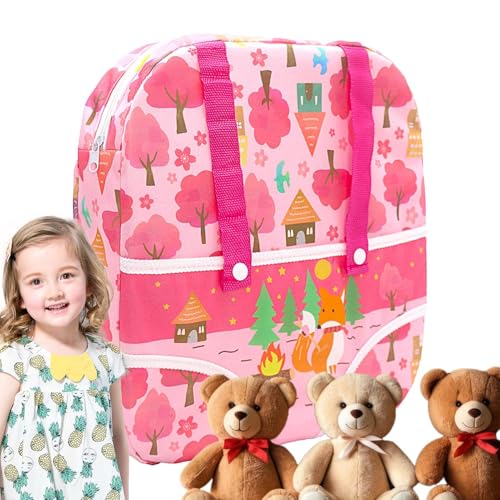 Puppentrage für Puppen,Puppentrage-Rucksack | Puppenzubehörhalter Puppenträger - Puppentrage, lustiges Babydoll-Zubehör, Aufbewahrungstaschen vorne für America Doll 12 Zoll bis 18 Zoll Puppen von Generisch