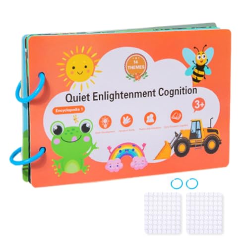 Quiet Sticker Book, Reusable Puzzle Book, Sticker Activity Book, Portable Sticker Book, Educational Sticker Book, Quiet Puzzle Book, Fun Sticker Book, Kids Sticker Book, for Kids Boys Girls von Generisch