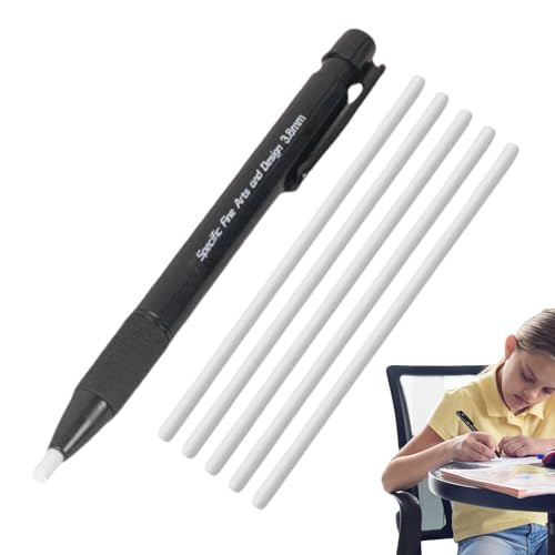 -Radiergummis, einziehbar, Künstlerzubehör, 3,8 mm dünne Spitze, einziehbarer Radierstift mit 5 Nachfüllungen, ideal für Künstler, Zeichnen, Zeichenarbeiten und Skizzieren von Kindern -Radiergummis, einziehbar, Künstlerzubehör, 3,8 mm dünne Spitze, einziehbarer Radierstift mit 5 Nachfüllungen, ideal für Künstler, Zeichnen, Zeichenarbeiten und Skizzieren von Kindern von Generisch