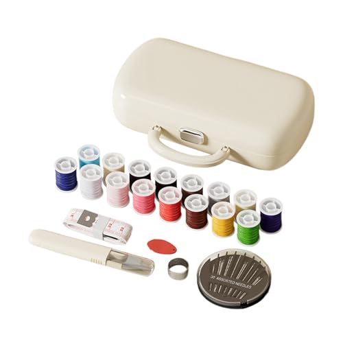Reise Nähset - Reparaturprojekt Set | Handarbeitszubehör Mit Doppelschicht-Etui, Schere, Faden, Maßband Für Zu Hause, Unterwegs, Anfänger & Erwachsene Zur Kleiderreparatur Reise Nähset - Reparaturprojekt Set | Handarbeitszubehör Mit Doppelschicht-Etui, Schere, Faden, Maßband Für Zu Hause, Unterwegs, Anfänger & Erwachsene Zur Kleiderreparatur von Generisch