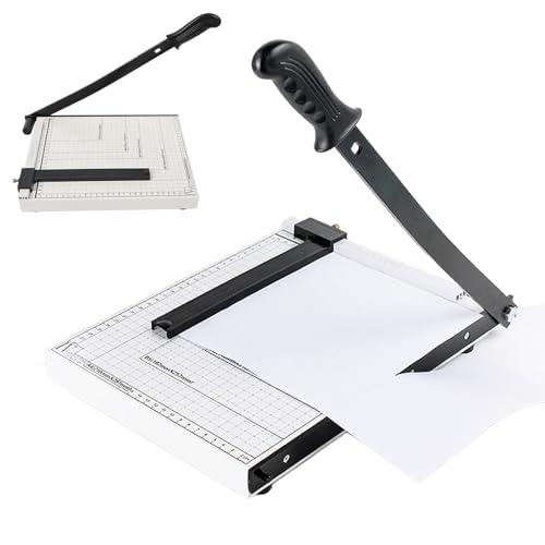Robuster Schneidemaschine für Papierschneider, schneidet bis zu 10 Blatt mit 30,5 cm Klinge, inklusive Sicherheitsschutz und Klingensicherung für sicheren Gebrauch in Büro, Schule und Handwerk Robuster Schneidemaschine für Papierschneider, schneidet bis zu 10 Blatt mit 30,5 cm Klinge, inklusive Sicherheitsschutz und Klingensicherung für sicheren Gebrauch in Büro, Schule und Handwerk von Generisch