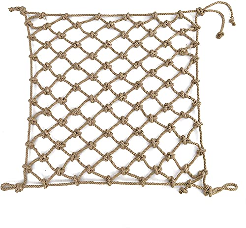 Robustes Kindersicherheitsnetz, 2 x 3 m, natürliches, dickes Juteseil für Kletterpflanzen, dekoratives Geländer und Treppenschutz, umweltfreundlich Robustes Kindersicherheitsnetz, 2 x 3 m, natürliches, dickes Juteseil für Kletterpflanzen, dekoratives Geländer und Treppenschutz, umweltfreundlich von Generisch