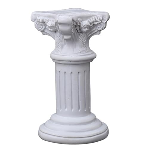 Römische Säule Deko Römische Säule Deko Griechische Säule Deko Weiße Römische Säulen-Tischdekoration Harzfigur Für Hochzeit, Für Kirche Hochzeit Villenmodell Hotelclubs Hochzeiten Schaufenster von Generisch