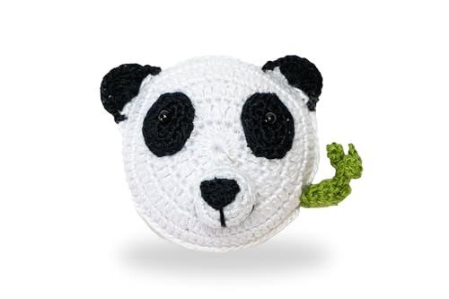 Rollmaßband 150cm - Handgemachtes Maßband gehäkelt für Nähen, Schneider und Haushalt - Metermaß mit Natur- und Tiermotiven, Fair Trade (Panda) von Generisch