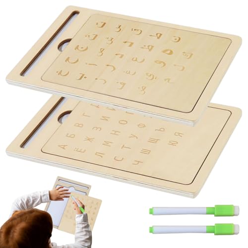 Russische Schreibtafel - Holz-Schreibbrett Zum Buchstabenlernen | Interaktives Zeichenbrett Geschenk Idee Für Mädchen Zu Geburtstag Und Kindertag Russische Schreibtafel - Holz-Schreibbrett Zum Buchstabenlernen | Interaktives Zeichenbrett Geschenk Idee Für Mädchen Zu Geburtstag Und Kindertag von Generisch