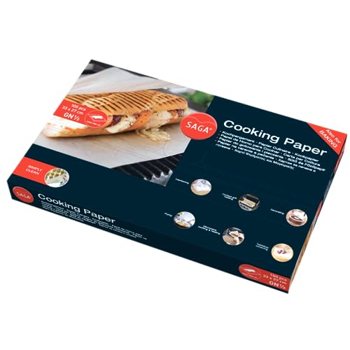 SAGA Cooking Paper 33 x 27, 100 Blatt von Generisch