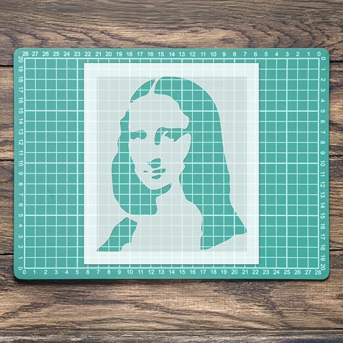 Schablone Mona Lisa Mylar Malerei Wandkunst Handwerk Airbrush von Generisch