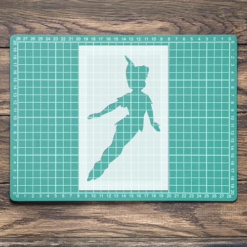 Schablone Peter Pan Flying Charactor Mylar Malerei Wandkunst Handwerk Airbrush von Generisch