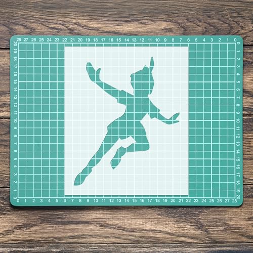 Schablone Peter Pan Flying Charactor Mylar Malerei Wandkunst Handwerk Airbrush von Generisch