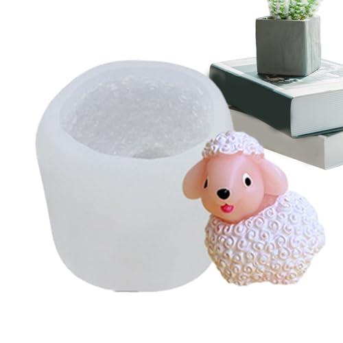 Schafsilikonform - Lebensmittelqualität, Silikonformen, leicht zu demuld | 3D niedliche Fondantform, Backform für Seife, Schokolade, Süßigkeiten, Cupcake, Eiswürfel, Kerze Schafsilikonform - Lebensmittelqualität, Silikonformen, leicht zu demuld | 3D niedliche Fondantform, Backform für Seife, Schokolade, Süßigkeiten, Cupcake, Eiswürfel, Kerze von Generisch