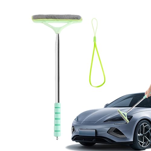 Scheibenreiniger-Werkzeug – Fensterabzieher | Auto-Fensterreiniger, Glas-Entnebelungsbürste, einziehbarer Auto-Glaswischer, Staubentfernung, tragbar für Fahrzeugwartung, Badezimmer, Heimspiegel Scheibenreiniger-Werkzeug – Fensterabzieher | Auto-Fensterreiniger, Glas-Entnebelungsbürste, einziehbarer Auto-Glaswischer, Staubentfernung, tragbar für Fahrzeugwartung, Badezimmer, Heimspiegel von Generisch