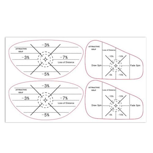 Schlagband-Etiketten, selbstlehrende Sweet Spot und Shot-Konsistenzanalyse, Schlägereisen für Hölzer, Putt und Aufkleber von Generisch