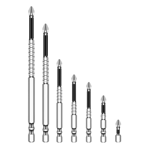 Schlagbohrer-Bits - Robuste Schraubendreher-Bohrer - Hochwertiges Werkzeugset Aus Legierungsstahl Für Langlebige Arbeiten Bei Reparaturen Und Möbelmontage Schlagbohrer-Bits - Robuste Schraubendreher-Bohrer - Hochwertiges Werkzeugset Aus Legierungsstahl Für Langlebige Arbeiten Bei Reparaturen Und Möbelmontage von Generisch