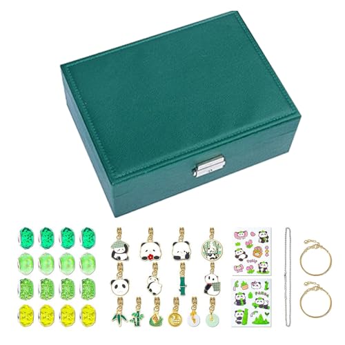 Schmuckherstellungs-Set für Mädchen, Panda-Armband-Sets für Jugendliche – kleine Perlen für Halsketten, Armbänder, Bastelset für Schmuck, Halsketten, kleine Perlen von Generisch