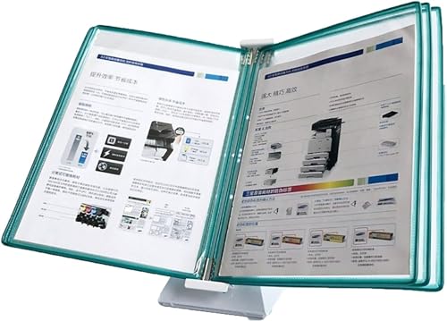 Schreibtisch-Organizer mit 10 Paneelen, für 20 Blatt A4-Papier, Fabrik, Werkstatt, Wandbehang, Bedienungsanleitung, kleine und effiziente Lösung für Ihren Arbeitsplatz. von Generisch