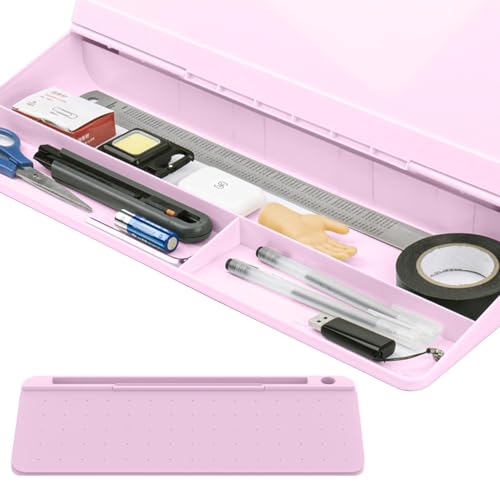 Schreibtisch-Trockenlöschtafel, Whiteboard, Desktop-Whiteboard-Organizer, Desktop-Whiteboard-Organizer mit Zubehör, 3 Markern, Heimschulbedarf von Generisch