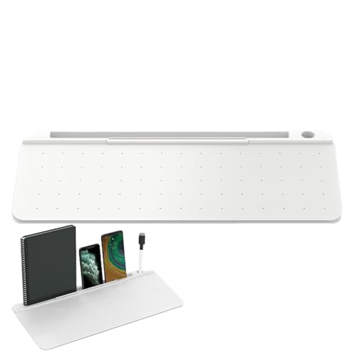 Schreibtisch-Whiteboard, trocken abwischbare Schreibtischtafel, Desktop-Tastaturständer für kleine Computer, Schreibtisch-Organizer mit 3 Markern, Whiteboard-Pad, Computer-Tastatur-Ständer für Heimsch von Generisch