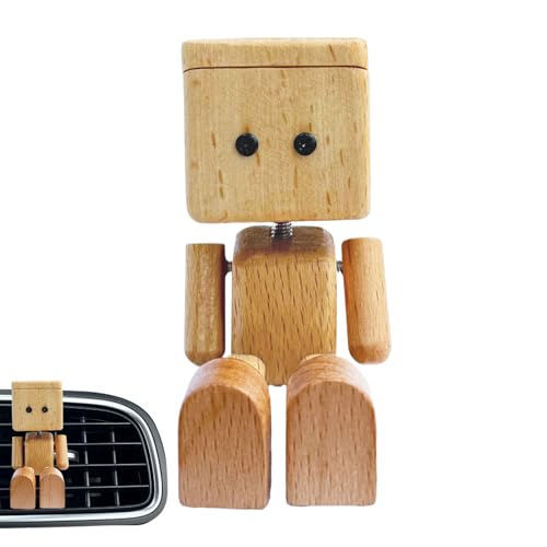 Schüttelnde Holzmann | Wackelfigur Holz |6cm Charmante kleine Holzfigur | Lustige Auto Innenraum Dekoration | Schütteln von Füßen Holzpuppe, Lustiges Autozubehör & Schreibtisch Dekoration Schüttelnde Holzmann | Wackelfigur Holz |6cm Charmante kleine Holzfigur | Lustige Auto Innenraum Dekoration | Schütteln von Füßen Holzpuppe, Lustiges Autozubehör & Schreibtisch Dekoration von Generisch