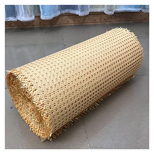 Sechseckiges Rattan-Gurtband, 3 m, vorgewebt, Netz, offenes Gewebe, Rattan-Möbelmaterial für Stuhl, Schrank, Upcycling-Möbel, Größe 66 cm von Generisch