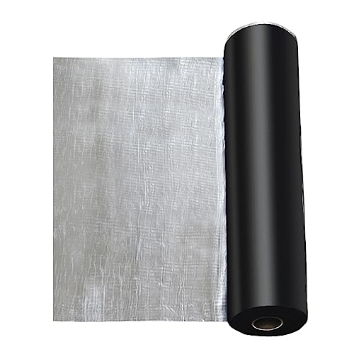 Selbstklebendes, wasserdichtes Aluminiumfolienband für Dachreparatur und Isolierung, auslaufsicheres und isolierendes Klebeband für Wände, Dächer, Böden und Dachböden, 1 x 6 m von Generisch