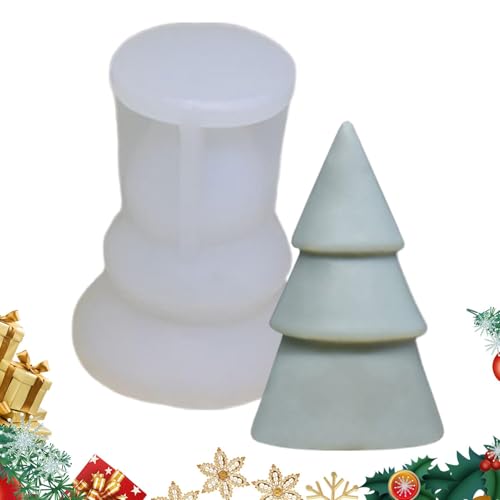 Silikon-Kerzenformen – Mehrzweck-Kerzenwachs-Formen, Weihnachts-Silikonformen, vielseitige 3D-Epoxidharz-Formen, Ornamentform für Kerzen, Seife, Heimdekorationen von Generisch