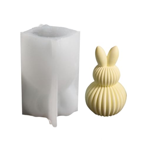 Silikonform Ostern Eier, Silikonformen Gießformen Ostern, Silikonform 3D Osterhase Silikonform Kerzenformen Ostern Kaninchen Silikonform Ostereier Gipsformen zum Gießen SilikonformHase für Osterdeko von Generisch