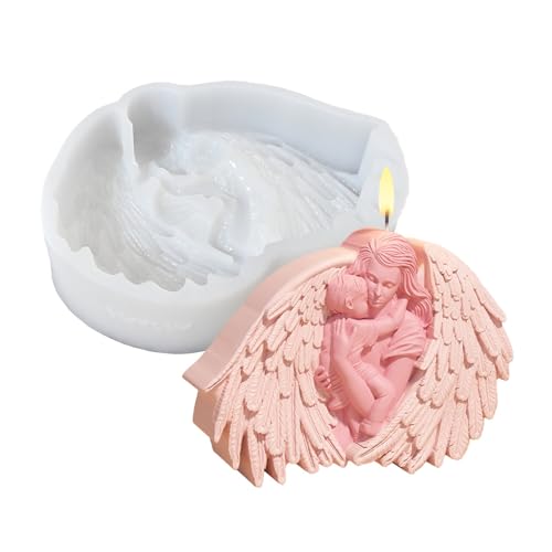 Silikonformen Für Kerzen,Duftkerzenform Für Dufte Kerzen | Engel-Dekorformen Für Resin-Kunsthandwerk Deko Für Zuhause Tischdekoration Silikonformen Für Kerzen,Duftkerzenform Für Dufte Kerzen | Engel-Dekorformen Für Resin-Kunsthandwerk Deko Für Zuhause Tischdekoration von Generisch