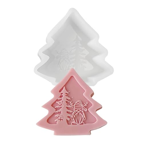 Silikonformen Gießformen Weihnachten Kerzenformen Zum Gießen, 3D Weihnachtsbaum Silikonform Weihnachten Gips Zum Gießen Gießformen, Kerzenherstellung, Harzform Für Weihnachtsdekoration von Generisch