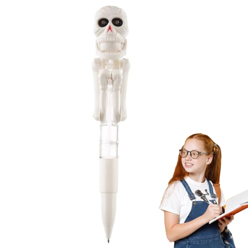 Skelett -Boxstift - stressleichende Skelett -Box -Spielzeugstift mit LED -Licht | Ergonomisch gestalteter Schädel -Boxstift | Schülern der Saisonschüler für die Schülern von Stiften für den Schlafsaal Skelett -Boxstift - stressleichende Skelett -Box -Spielzeugstift mit LED -Licht | Ergonomisch gestalteter Schädel -Boxstift | Schülern der Saisonschüler für die Schülern von Stiften für den Schlafsaal von Generisch