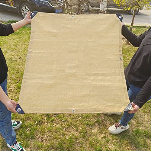 Sonnenschutz, Netzstoff, 2,8 m x 4,8 m, mit versiegeltem Rand und Ösen für Pergola, Sonnenschutz, Stoff für Baldachin von Generisch