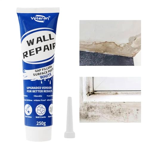 Spackle Wall Repair,Dry Wall Putty for Filling Holes - Wall Repair Paste, Wall Wall Mending Agent, White Paint Nail Hole Quick-Drying Restore Cream von Generisch