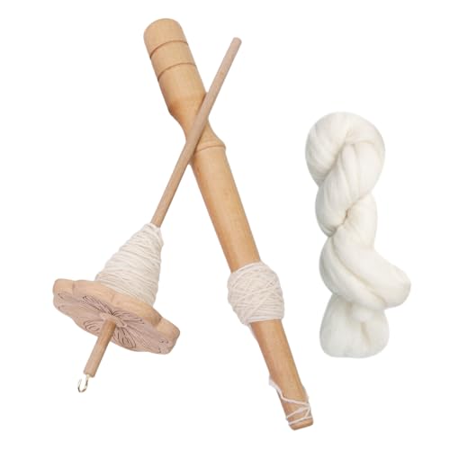 Spindel Top Whorl Garn, Handarbeitswerkzeug, Stricken, Häkel-Sets, 28 cm und Webprojekte mit reibungsloser Leistung, erweitert Ihre kreativen Möglichkeiten, Anfänger lernen Spindel Top Whorl Garn, Handarbeitswerkzeug, Stricken, Häkel-Sets, 28 cm und Webprojekte mit reibungsloser Leistung, erweitert Ihre kreativen Möglichkeiten, Anfänger lernen von Generisch