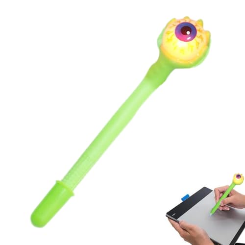 Spoof Eyeball Kugelschreiber | Prank Spoof Eyeball Cartoon Pen - Glowing Design Horror Eyeball Pen for Maskerade Parties, Motto Parties, Haunted Houses, Halloween Celebrations von Generisch