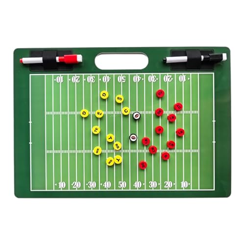 Sport Coaching Board | Coaching Board wiederverwendbar – effektive Strategien tragbar leicht zu tragen Coaching & Schiedsrichter Marker Boards von Generisch